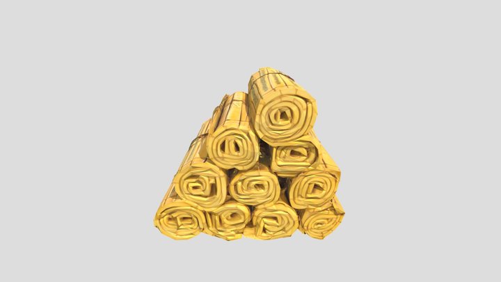 bamboo slip 3D Model