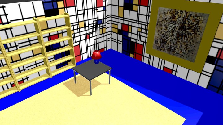 Mondrian Room2 3D Model