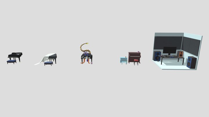 Homework for XYZ School - secondary forms 3D Model