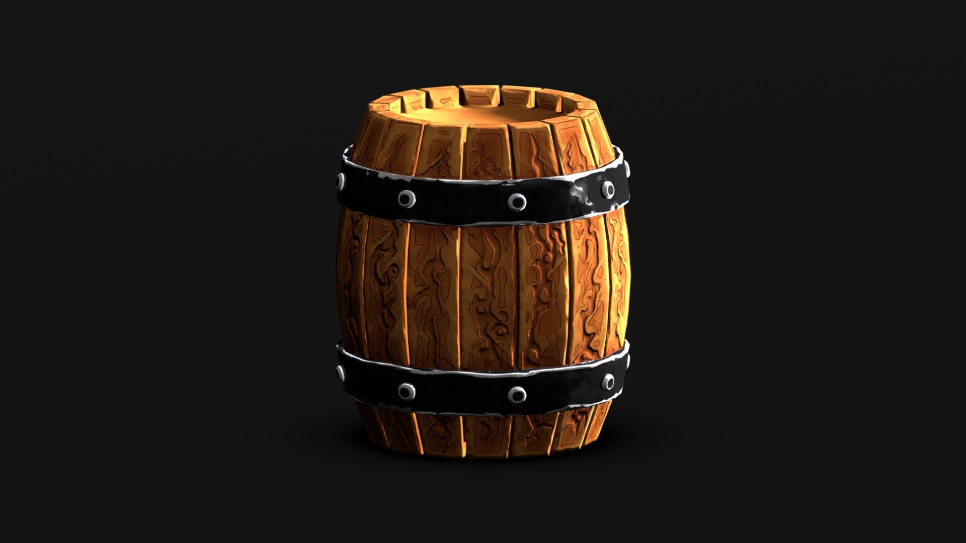 Stylized Barrel Model - 3D model by Neowatello (@theoforrester06 ...