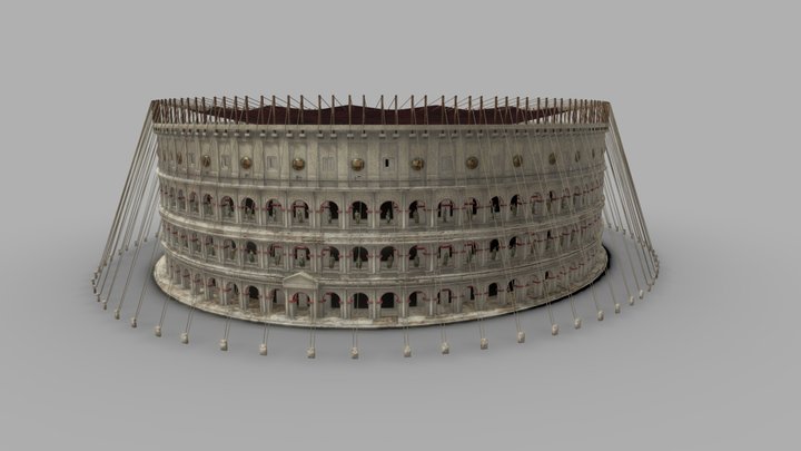 Coliseo exterior V3 - Update 3D Model