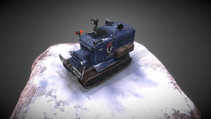 Police SnowCat 3D Model