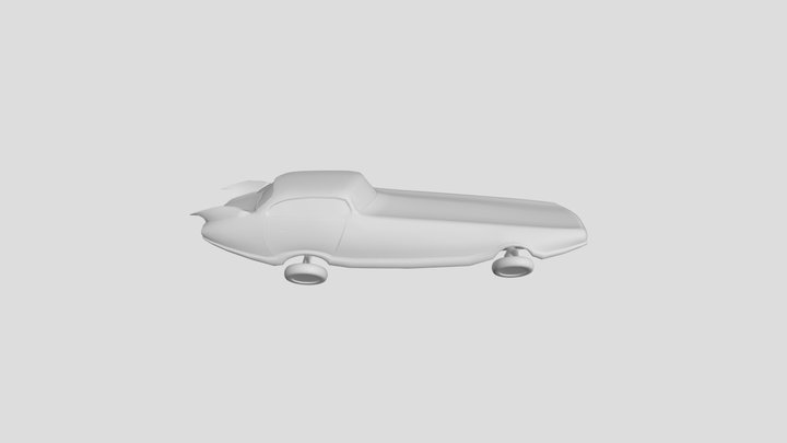 Car Of The Future 3D Model