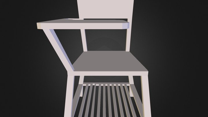 Banco de estudiante 3D Model