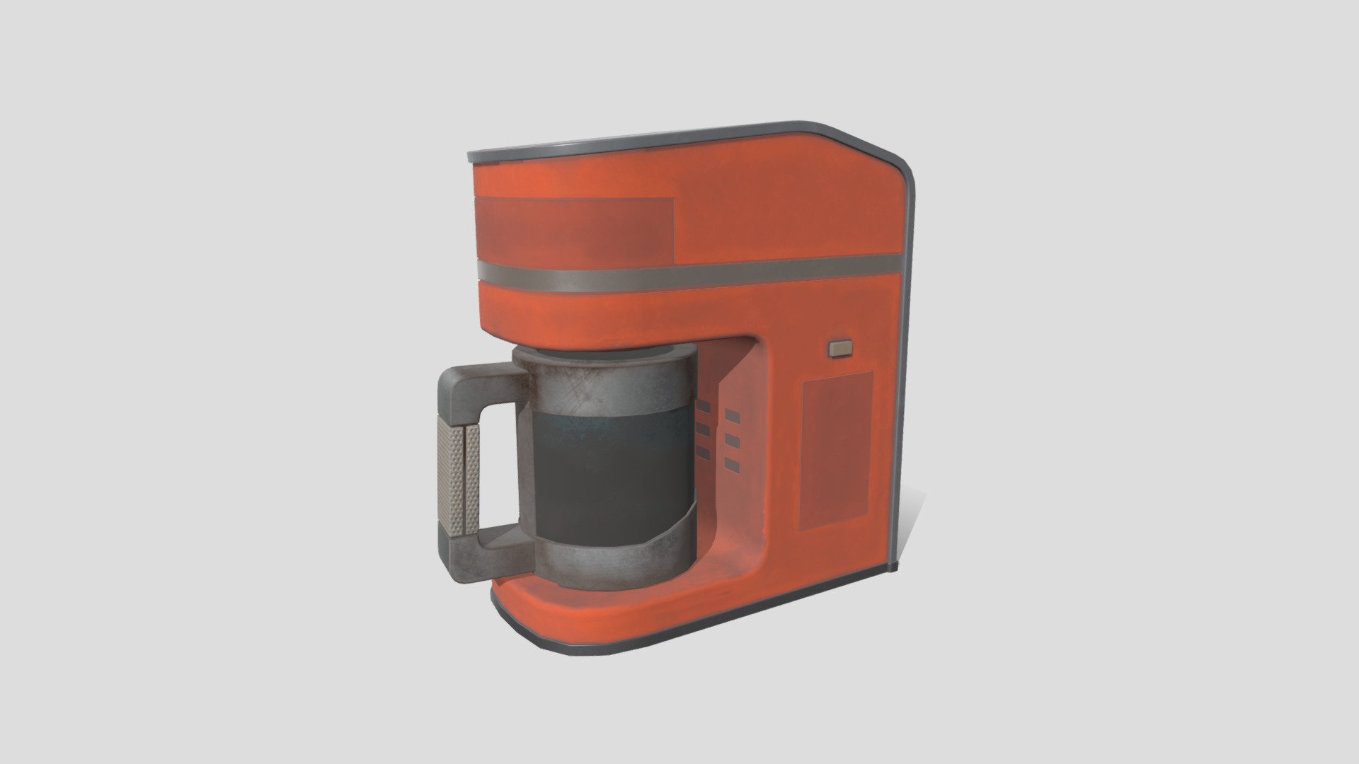 ArtStation - Stylized Retro Sci-fi Dusty Coffee-Machine