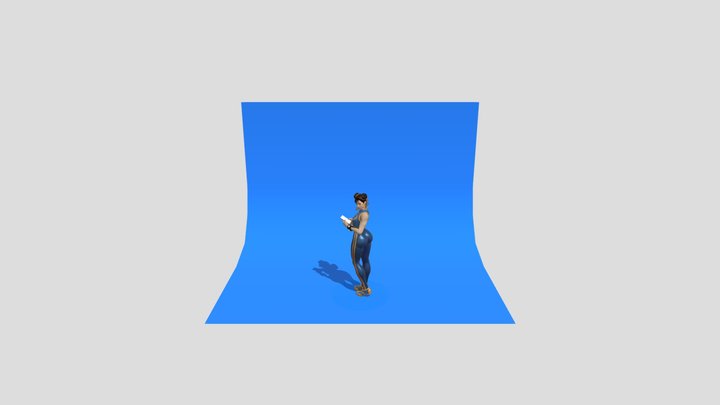Chun li fortnite skin 3D Model