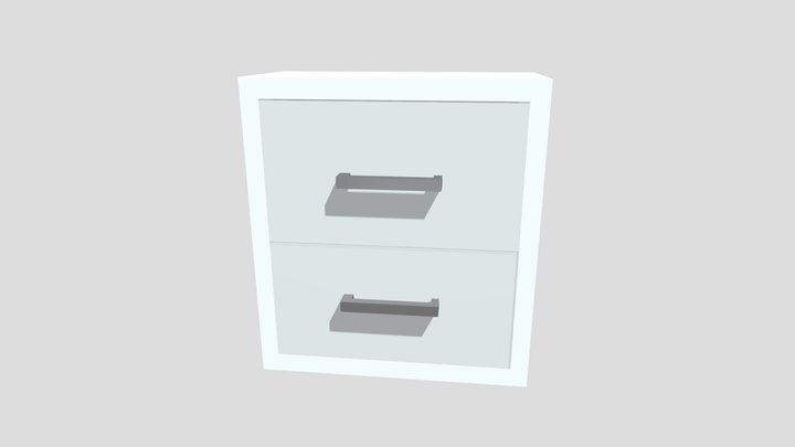 modern shelf 3D Model