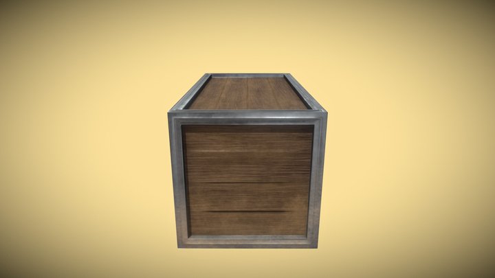 Long Crate 3D Model