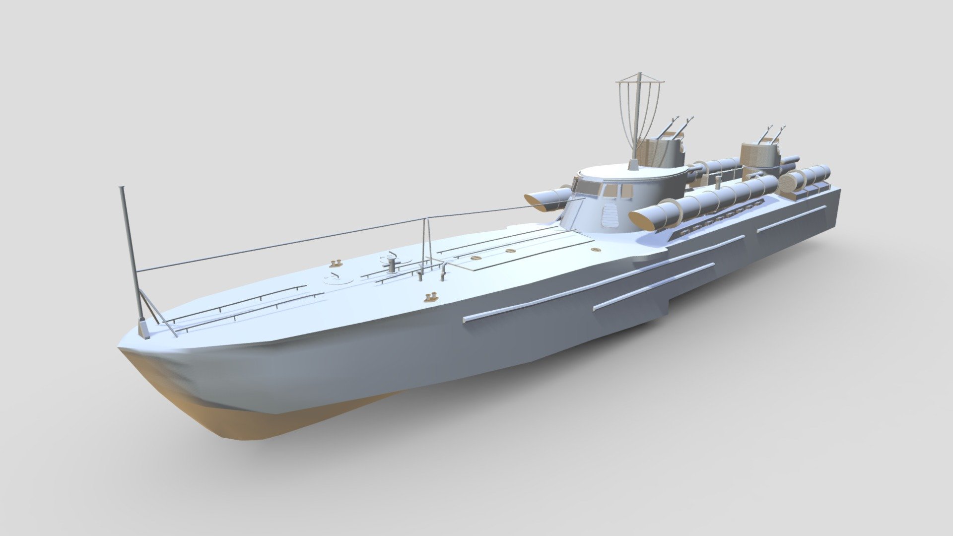 Komsomoletsclass torpedo boats 3D model by D.U.H (duhazzz2015