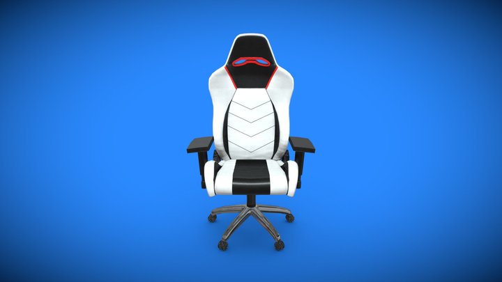 Game-Ready Gaming Chair 3D Model