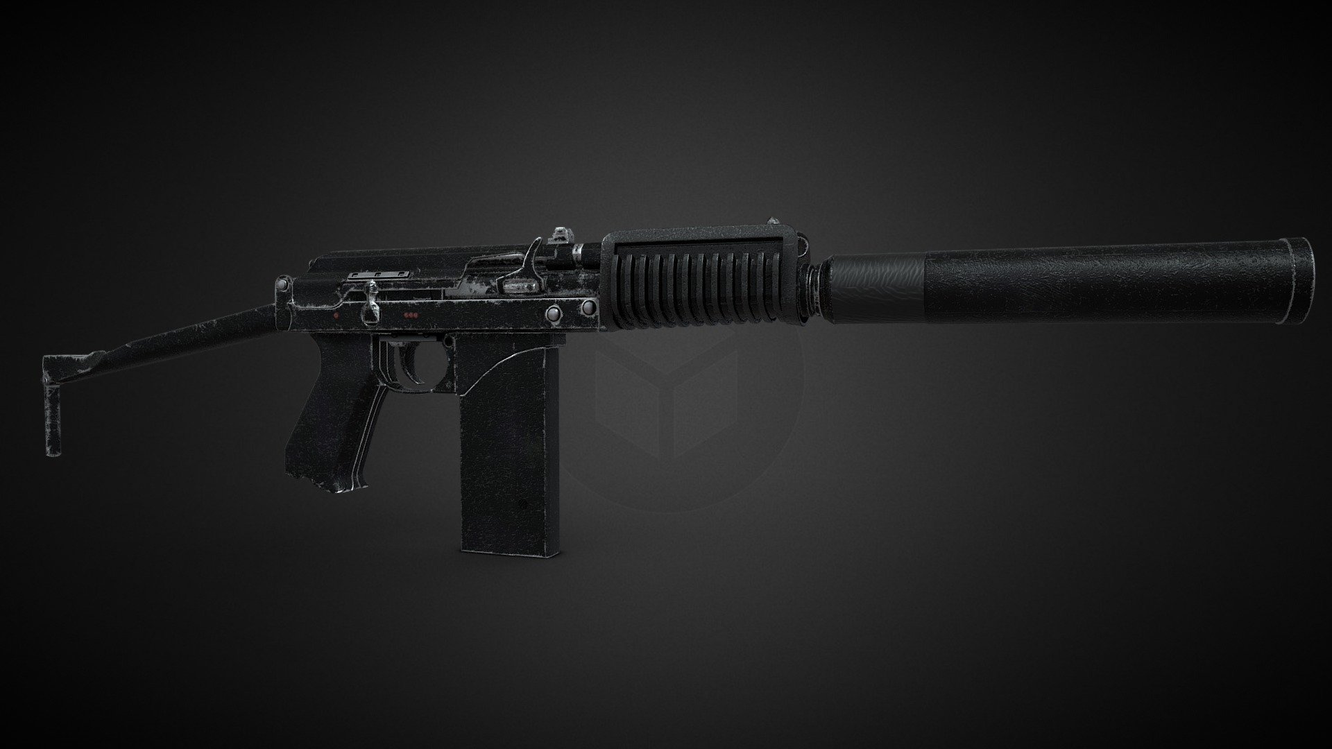 KBP-9a 91 Compact Assault Rifle - Download Free 3D model by blarg ...