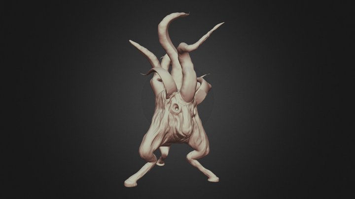 19. Lovecraftian @sculptjanuary18 3D Model