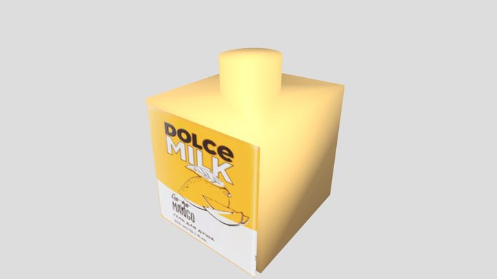 dolce milk (no texture) 3D Model
