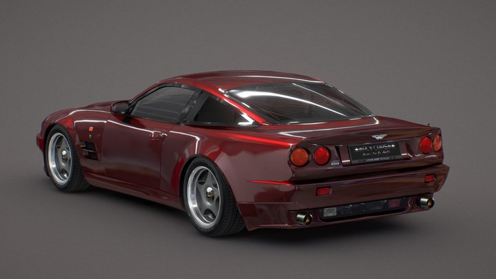 Aston Martin V8 Vantage V600 3D Model