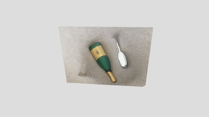 Champagne 2 (directly from Sketchfab) 3D Model