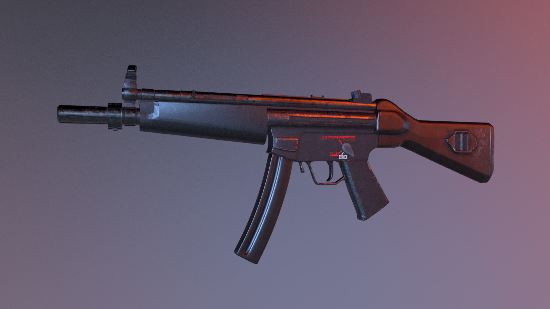 MP5 - 3D model by powers28 [cbdc7b3] - Sketchfab