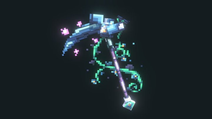 Myosotis scythe - Blockbench 3D Model