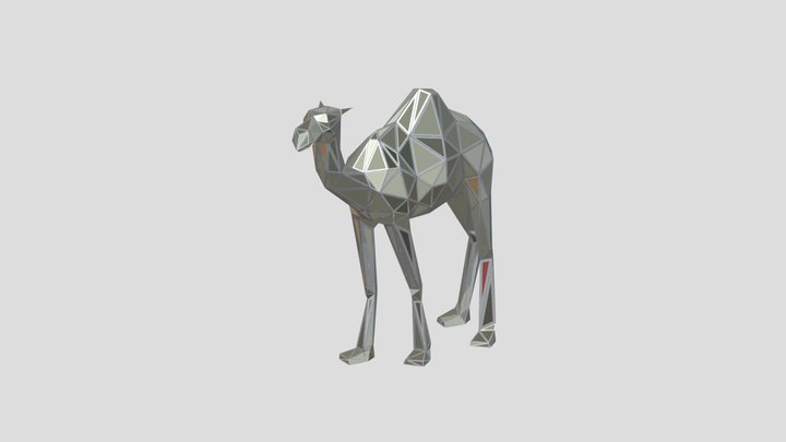 Camel Triangulated Model 3D Model
