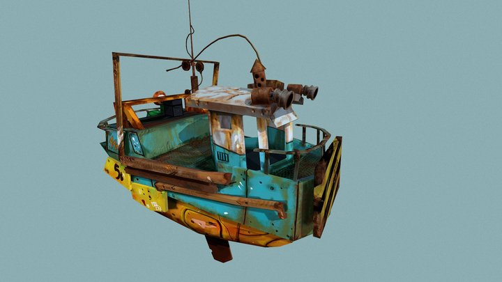 Barco 3D Model
