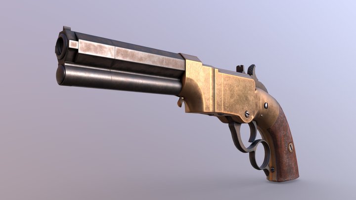 Volcanic Repeating pistol 3D Model
