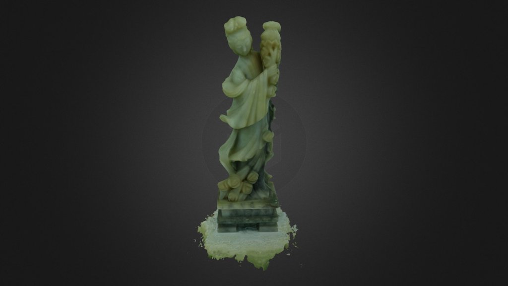 Jade figurine v2 3D model by CERTO [cbdeaca] Sketchfab