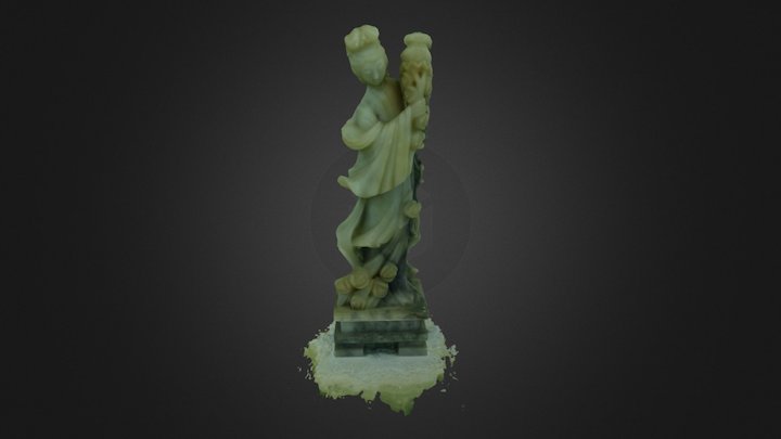 Jade figurine v2 3D Model