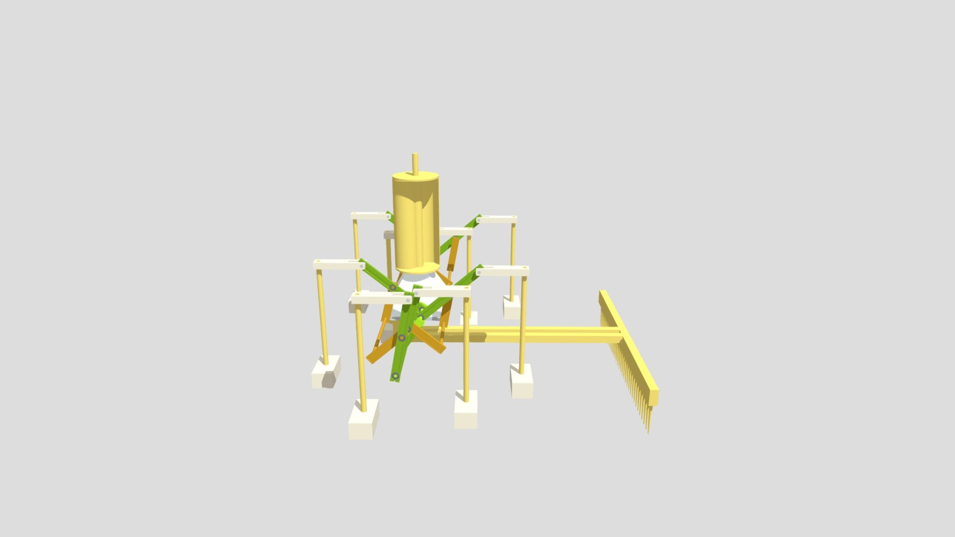 wind powered combine