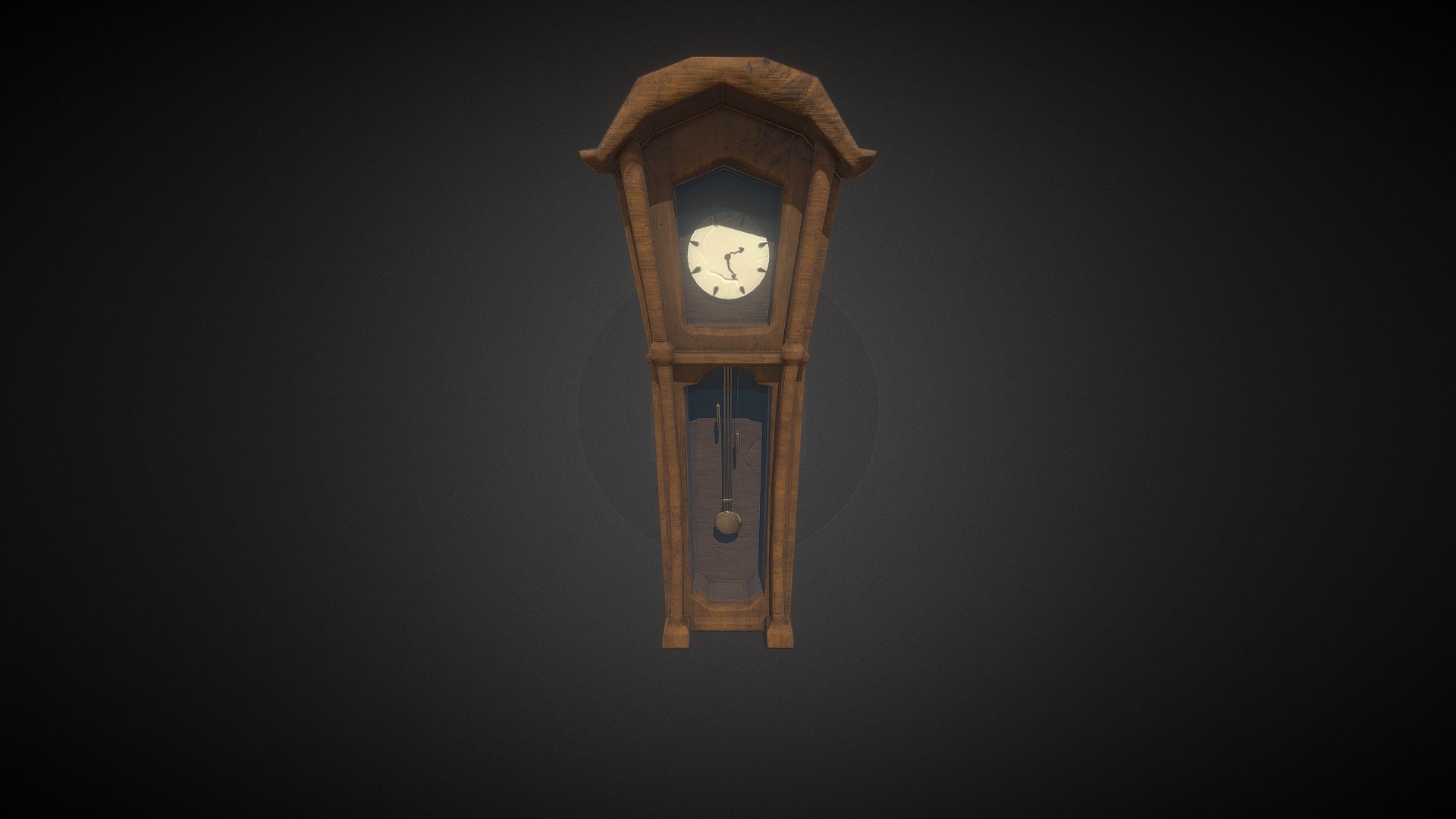 Grandfather clock Download Free 3D model by 3Df3ver (BaptouFg) [cbdf402] Sketchfab