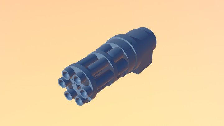 Gatling Mini 3D Model