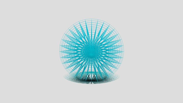 Electron-Orbital S Wireframe