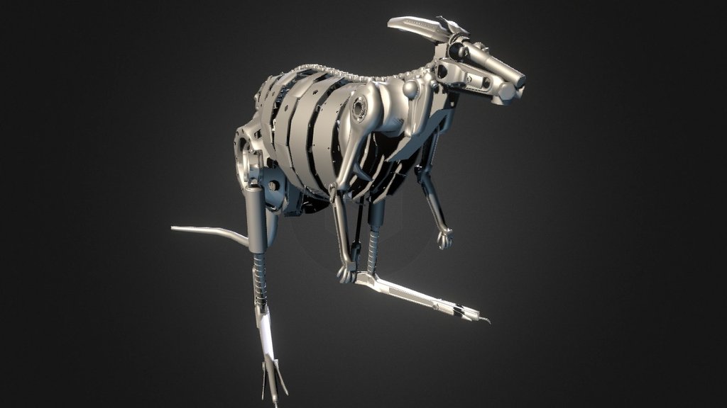 The Mechanical Kangaroo 3D model by Steven ClibbornDyer (StevenDyer