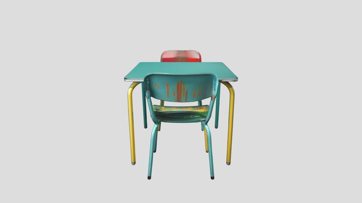 Mobiliario Escolar – Modèle 3D gratuit STL
