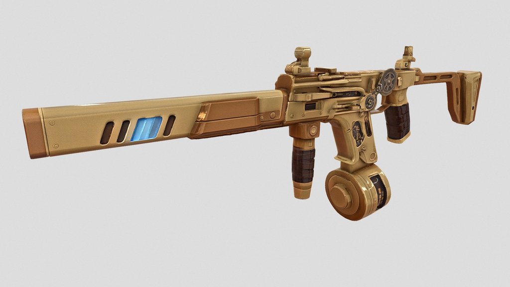 Steampunk-]X[-Rifle-Gamma