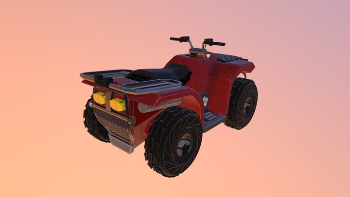 Quadracycle 3D Model