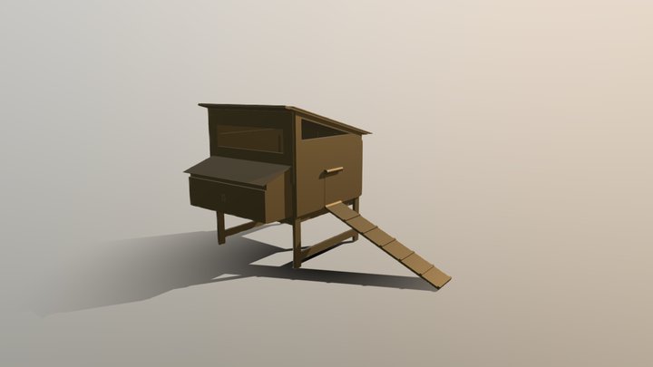 Chicken Coop 3D Model