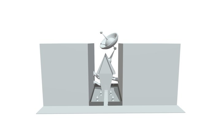 Environment Block Out 3D Model