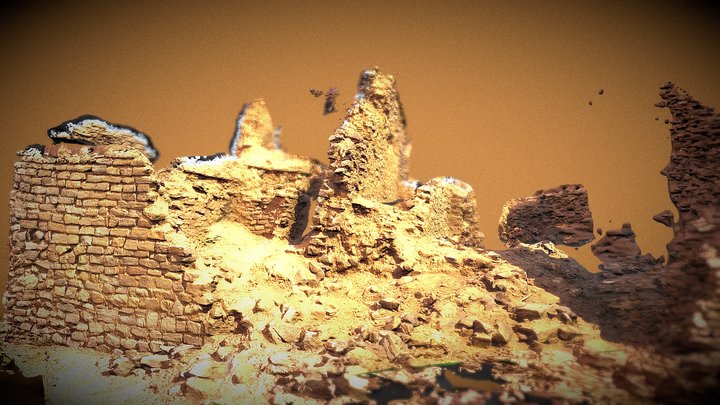 Ruin of the old Ksar of Kenadsa 3D Model