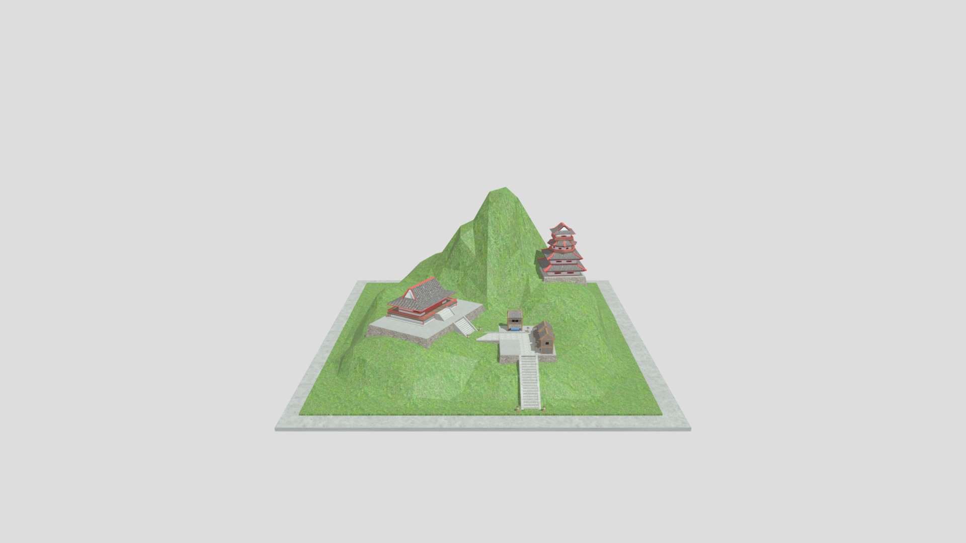 "Shuten Doji" Simple Diorama - Japanese Folktale