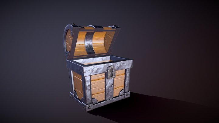 Stylized Chest 3D Model
