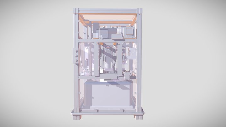 Part Manufacturing Machine 3D Model
