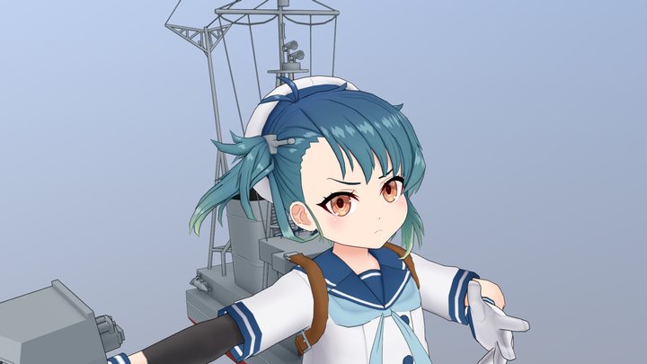 Kancolle - A 3D model collection by nodedelta (@atspeeder05