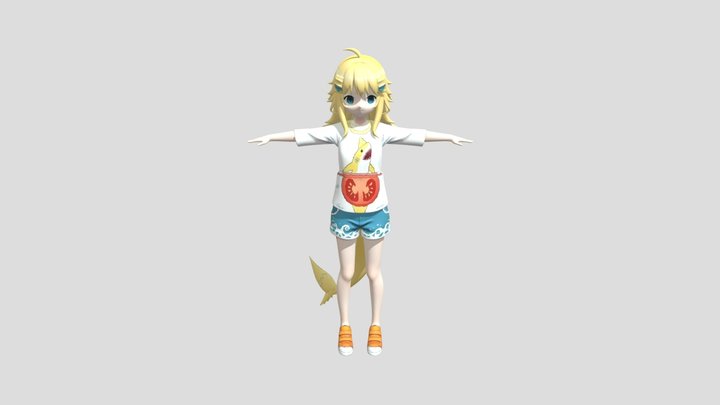 Shark in the Tee 3D Model