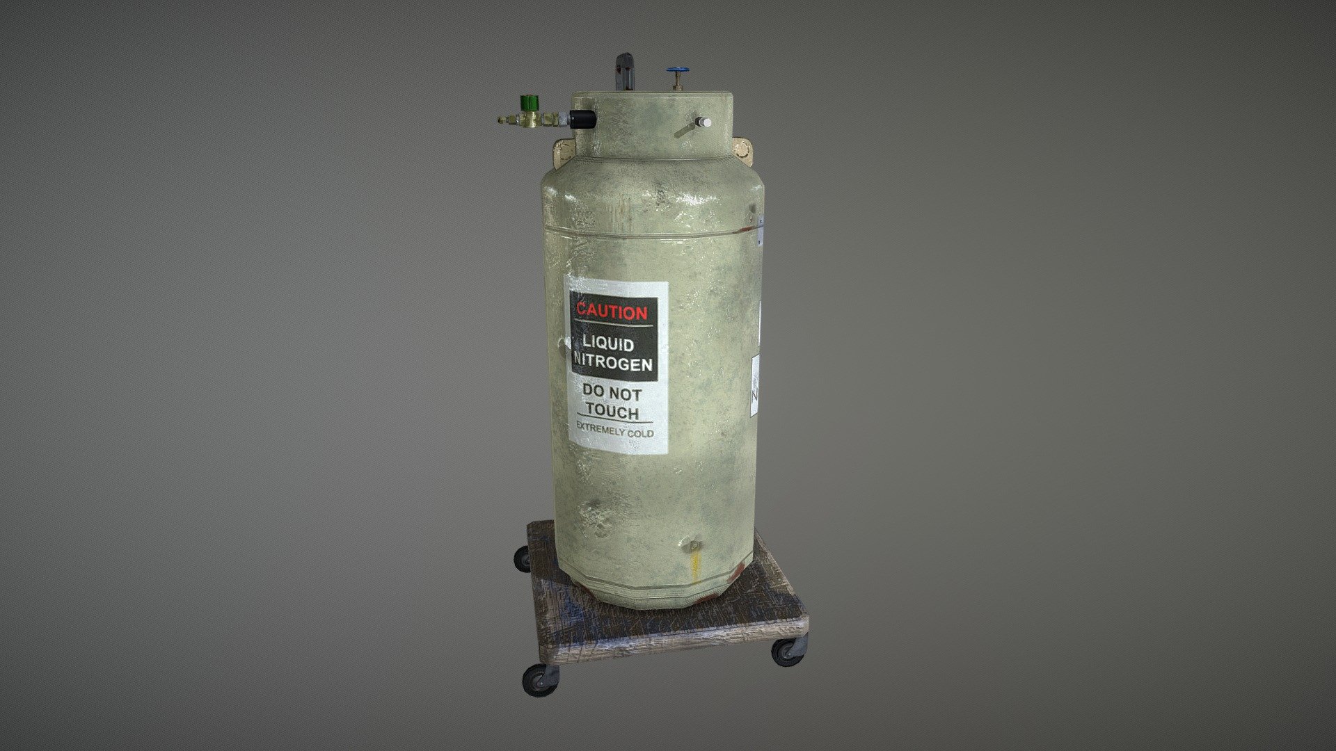 Liquid Nitrogen Canister 3D model by alecmoreto (kerstynalec