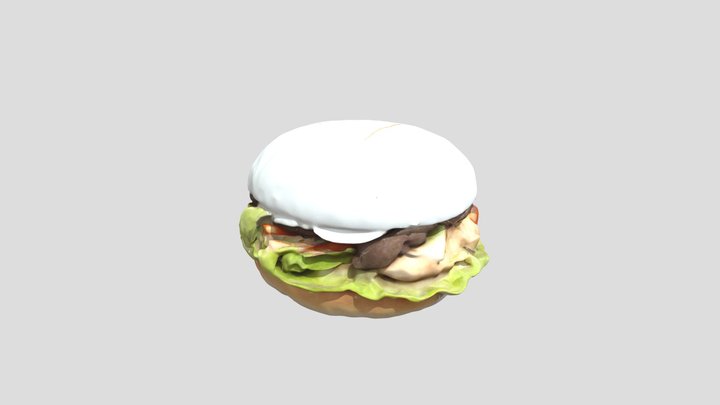 Burger 3D Model