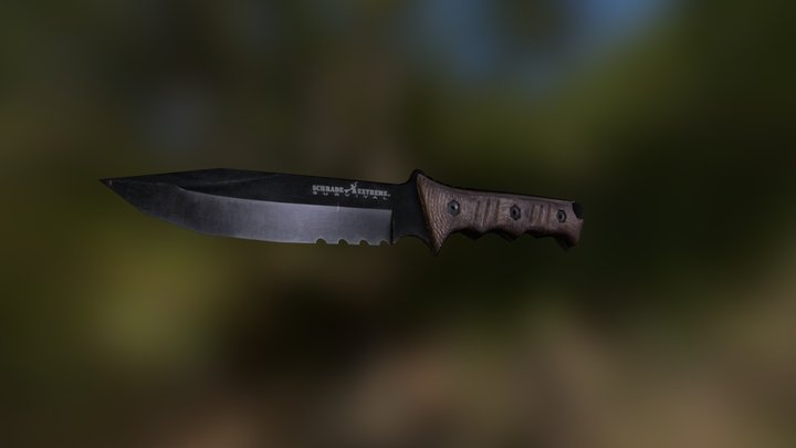 "Schrade Extreme Survival" LowPoly Version 3D Model