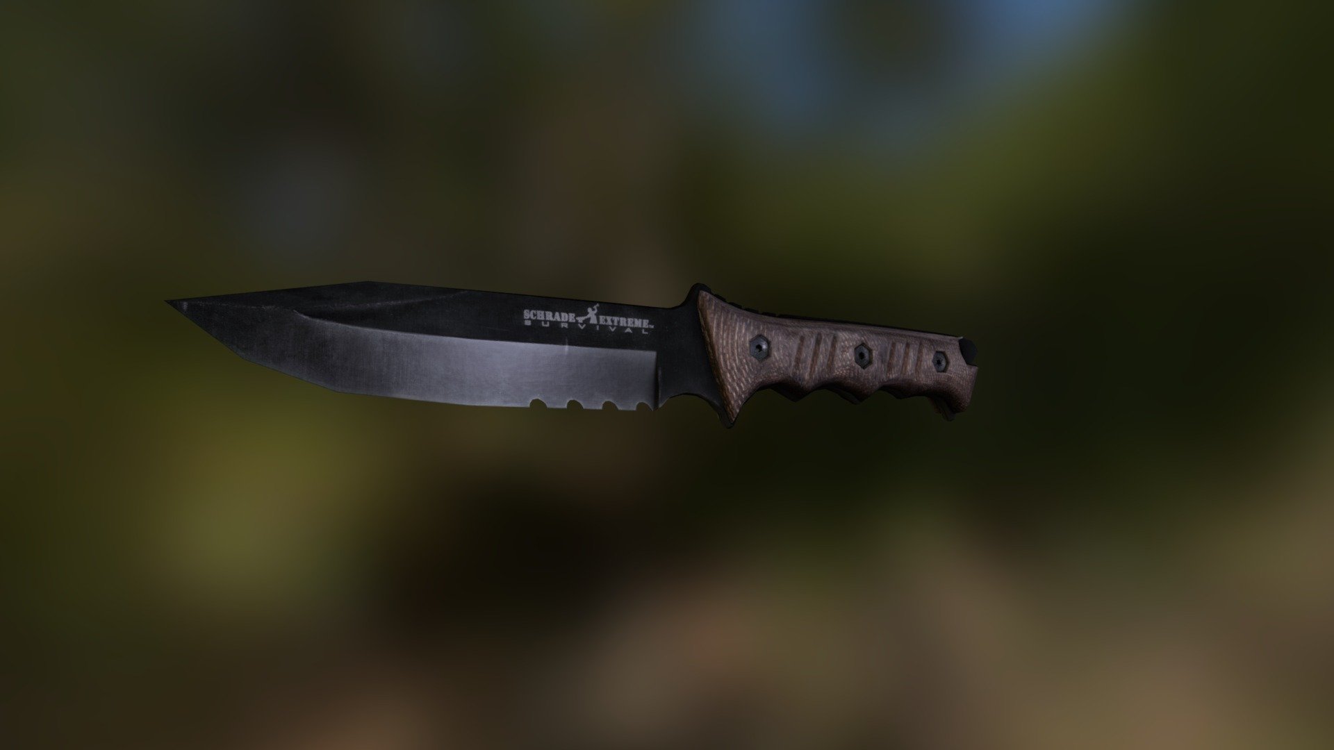 "Schrade Extreme Survival" LowPoly Version