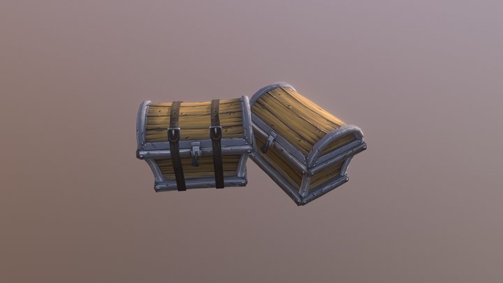 TreasureChest 3D Model