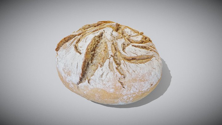 Rustic Bread - RealityScan 3D Model
