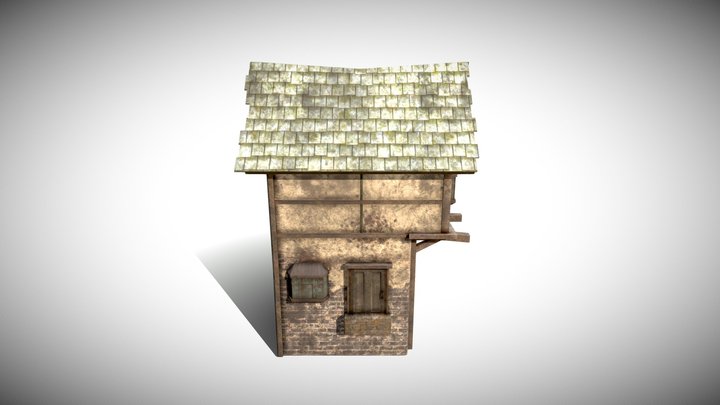 Medieval Style House 3D Model