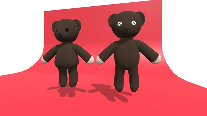 STL file BEAR SUPER BEAR ADVENTURE 🐻・3D printable model to